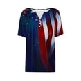 thumbnail image 5 of VerPetridure American Flag Shirt Women 4th of July Patriotic T Shirt Funny Stars Stripes Graphic Tee Independence Day T-Shirt Top, 5 of 5
