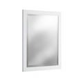 thumbnail image 1 of Alaterre AMIR0050 24 in. Beveled Bath Vanity Mirror, White, 1 of 6