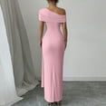 thumbnail image 4 of CIENVNSTG Women's Strapless Backless Long Prom Formal Cocktail Dress A Line Maxi Dress Pink S, 4 of 4