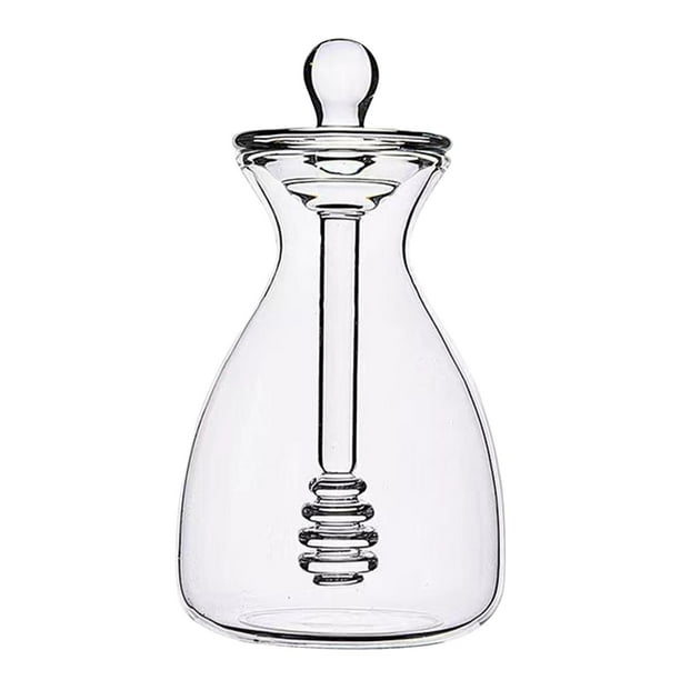 Tarro de miel, colmena de vidrio, recipiente para miel, accesorios de cocina, recipiente para almacenamiento de miel, dispensador