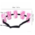 thumbnail image 3 of Klonfd Water Exercise Waist Float Aquatic Fitness Workout Belt | Pool Workout Flotation Device Slip Aerobics Training Aid Adjustable Non Slip Water Aerobic Aid For, 3 of 4