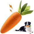 thumbnail image 1 of juguetes para masticar perros chirriantes de goma resistentes y duraderos para limpiar los dientes para cachorros perros medianos y grandes, sabor a leche ShuxiuWang 8390605957093, 1 of 4