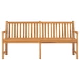 thumbnail image 5 of vidaXL Outdoor Patio Bench Garden Front Porch Chair Bench Solid Wood Teak, 5 of 29
