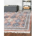thumbnail image 3 of Unique Loom Aramis Collection Area Rug - Conner (10' Square Rust Red/Brown), 3 of 8