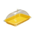 thumbnail image 3 of CoudarTitie Cake Stand with Dome Multipurpose Cake Plate for Festival Wedding Restaurant Yellow, 3 of 9