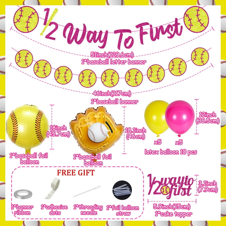 Diy Softball Centerpieces