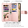 thumbnail image 2 of Takfox Wallet Case for Samsung Galaxy A12, for Galaxy A12 Case 6.5", PU Leather ID Credit Card Slots Holder Folio Flip [Detachable] Kickstand Magnetic Phone Cover & Wrist Strap -Rose Gold, 2 of 6