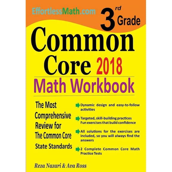 3rd Grade Common Core Math Workbook: The Most Comprehensive Review for The Common Core State Standards, (Paperback)