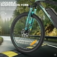 thumbnail image 6 of Gocio 27.5" Electric Bike for Adults, 750W Peak Motor, 50 Miles 22MPH Ebike, 48V 10.4Ah Battery E-Mountain Bicycles, Shimano 21 Speed Ebike, Lockable Suspension Fork, UL2849, 6 of 9
