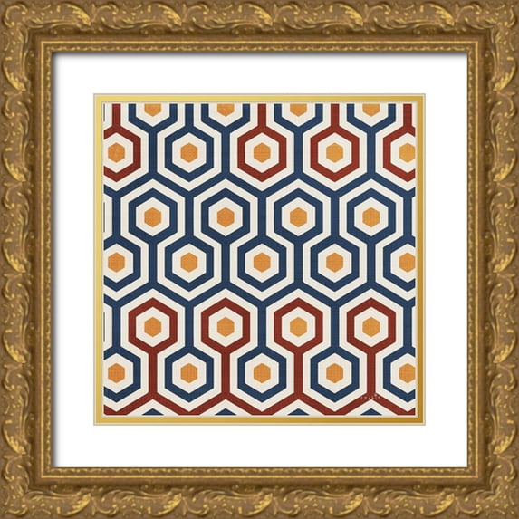 Sophie 6 26x26 Gold Ornate Wood Framed with Double Matting Museum Art Print Titled - Hex on You I