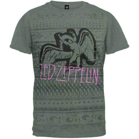 - Led Zeppelin - Swan Song Print Soft T-Shirt