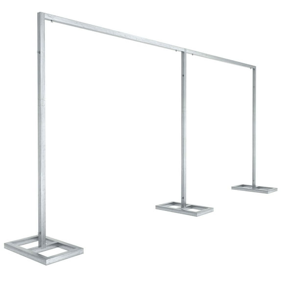 YUONAO 10x20ft Adjustable Backdrop Stand – Heavy Duty Photography Banner Frame for Photo Studio, Party, Trade Show, Video Shooting