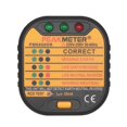 thumbnail image 2 of PM6860DR Live Neutral Reversed PM6860ER Outlet Wire Detector Socket Tester EU Type Soledad PM6860DR Socket probador, 2 of 4