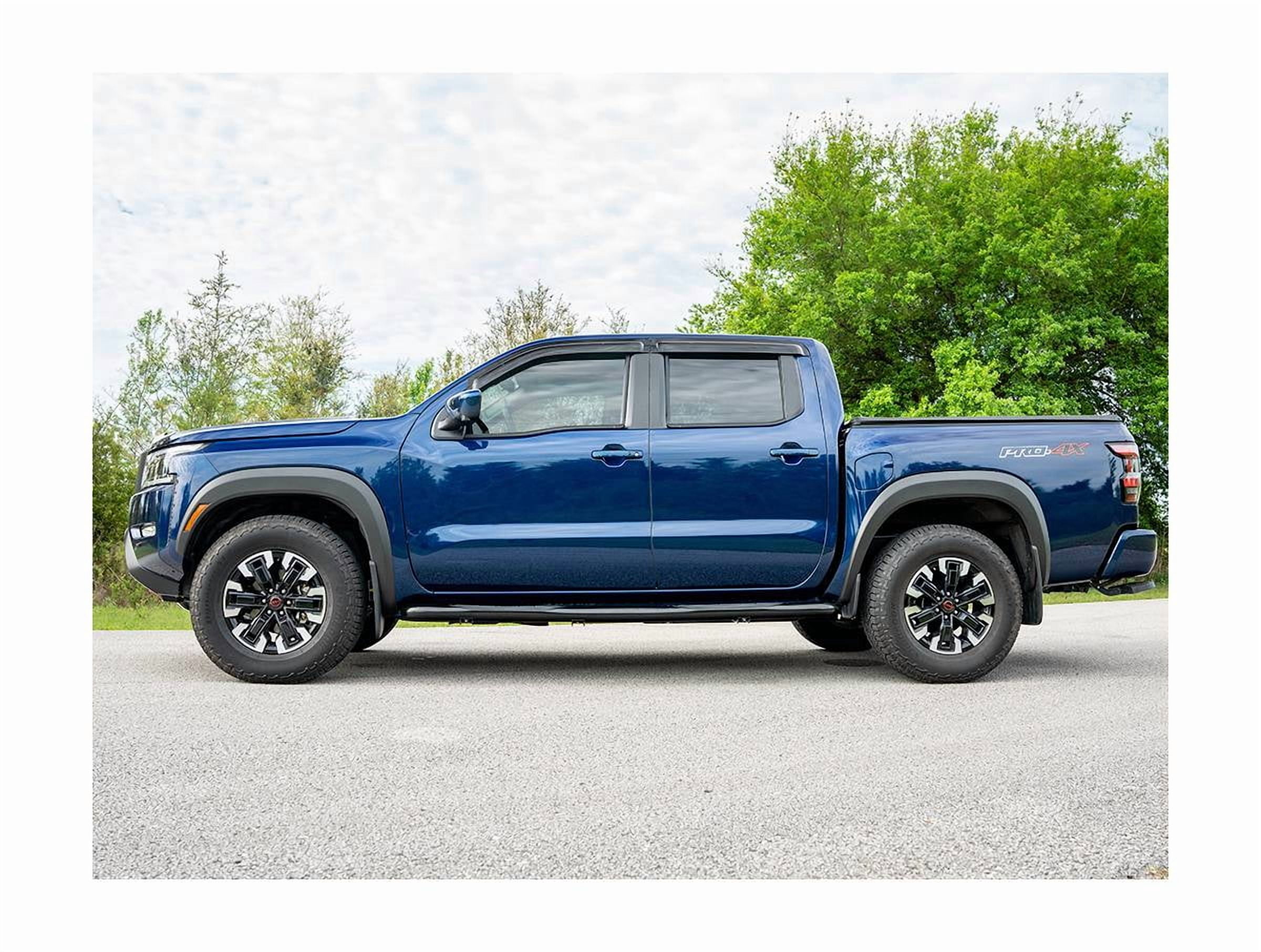 Ionic by RealTruck Pro Series 3" Black Nerf Bars Compatible with 2005-2017 Frontier Crew Cab