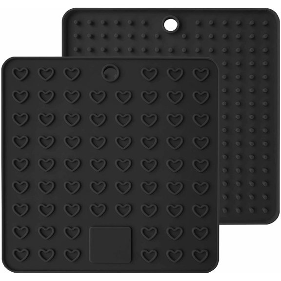 Premium Silicone Pot Holders for Kitchen - Easy to Clean Trivets for Hot Pots and Pans - This Kitchen Tool Works Well as Silicone Trivet, Hot Pads for Oven, Potholders