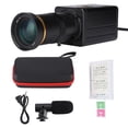 thumbnail image 2 of Riwcyla 4K HD Computer USB Webcam 10X Optical Zoom Manual Focus Auto Exposure Compensation Comaptible with Window XP710 Linux Android & Play with Microphone for Video Conference Online Teaching, 2 of 6