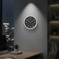 thumbnail image 4 of Reloj De Pared Steiner Con Higrómetro Y Termómetro Negro, 4 of 4