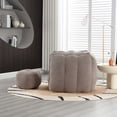 thumbnail image 2 of Soft Bean Bag Chair High Resilient Foam Lazy Sofa with Footstool Coffee, 2 of 5