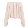 thumbnail image 2 of Blusa George para Mujer, Manga Larga Blanco Talla EG, 2 of 4