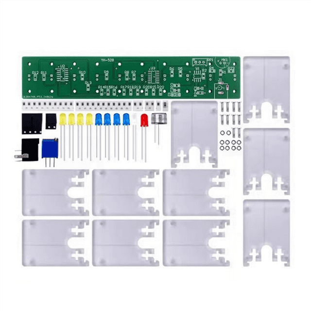 Kit Électronique de Contrôle Sonore DIY LED Spectre Musical Colonne Affichage Audio PCB Kit de Pratique de Soudure LM358 LM339