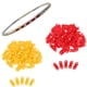 thumbnail image 2 of Bádminton Raqueta Almohadilla Mini Silicona Protección de tubo ojal Universal Raqueta Grometa Profesional Deportes Accesorios Casa Red Short Inevent OD002967-01B, 2 of 6