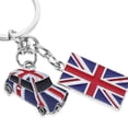 thumbnail image 3 of Masteelf Uk Flag Car Keychain Creative British Style Key Ring Metal Pendant For Car Handbag Cute Hanging Charms Vintage National Flag Keychain, 3 of 8