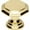 Brass Tones, variant on Alno A828-1-PA Cabinet Hexagon Knob Polished Antique