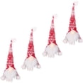 thumbnail image 4 of 4 Pcs Cloth Wine Bottle Covers Festive Table Adornments Creative Xmas Hats, 4 of 8