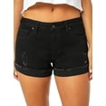 thumbnail image 4 of Celebrity Pink Junior Women's Roll Cuff Jean Short, 4 of 4
