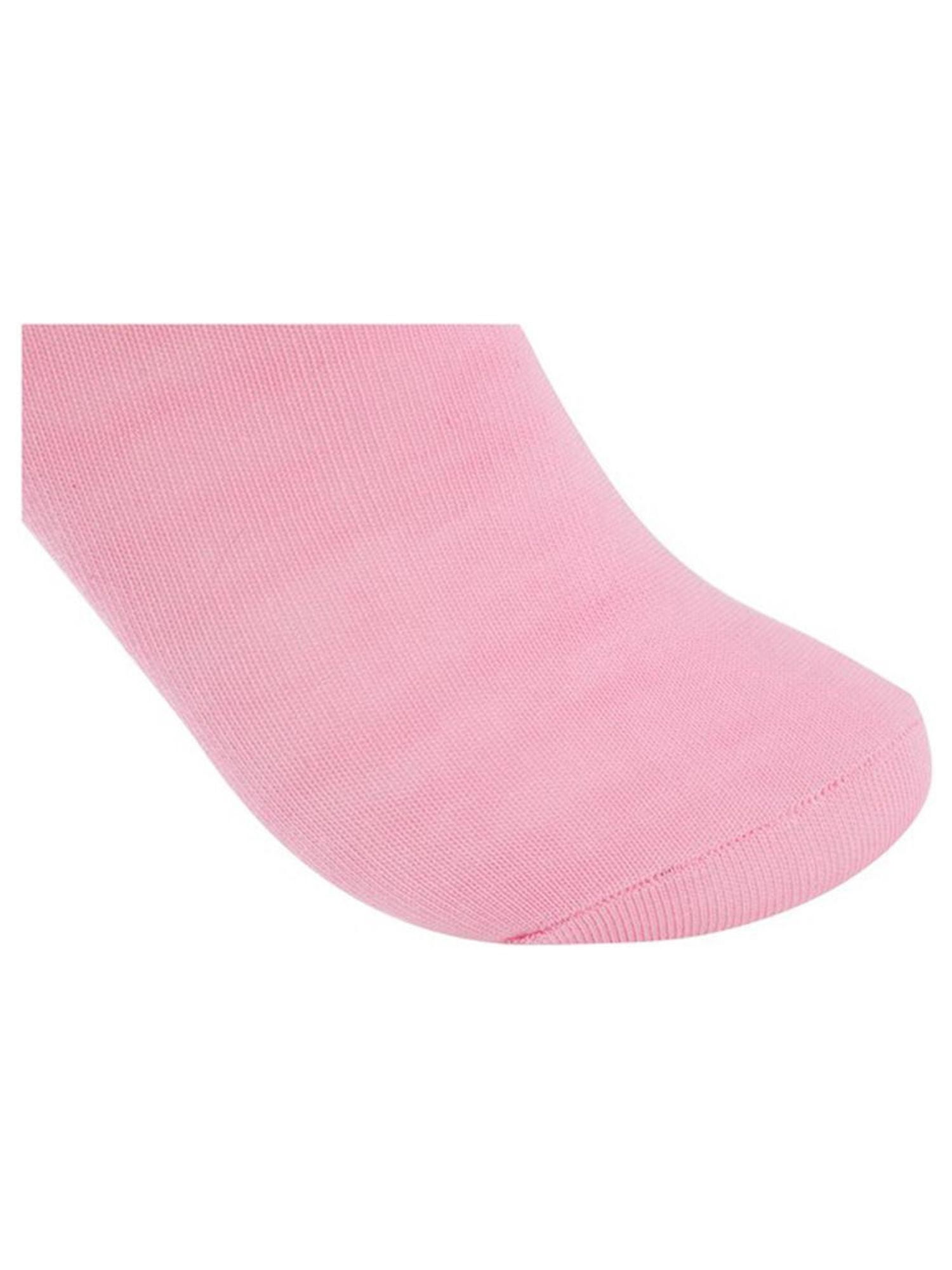 INSPIRE CHIC Women's 10 Pairs Stretch Breathable Cuffs Low Cut Ankle Socks Medium Pink