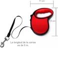 thumbnail image 2 of Perro Correa Retráctil de 5 Mts Color Rojo Marca Perrísimo Perrisimo Ferrato Correa Retráctil de 5 Mts, 2 of 3