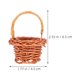 thumbnail image 2 of unbranded 16Ud Cesta Decorativa De Ratán Con Pastoral Para Almacenamiento Práctico, 2 of 7