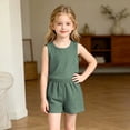 thumbnail image 3 of Iyufng 3 Months-13 Years Summer Sets for Boys and Girls, Tank Top and Shorts Loungewear 2 Piece Outfits, 3 of 5