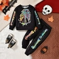 thumbnail image 2 of Kogui Toddler Baby Boy Halloween Clothes Baby Boy Clothes Fall Winter Outfits, Outfits Gifts for Boys Size 18 24 Months (Black,18-24 Months), 2 of 6