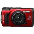 thumbnail image 2 of OM SYSTEM Tough TG-7 Digital Camera Bundle, Red | 12MP, f/2 Lens, 4K Video, Waterproof, Shockproof, Freezeproof | 64GB Card + Case + Battery, 2 of 8