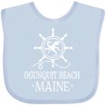 thumbnail image 3 of Inktastic Ogunquit Beach Maine Boys or Girls Baby Bib, 3 of 4
