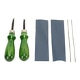 thumbnail image 3 of Edge Beveler Tool, High Hardness Alloy Steel Material 2 Sizes Fast Cut Edge Skiving Beveler Tools  For DIY Leather, 3 of 8