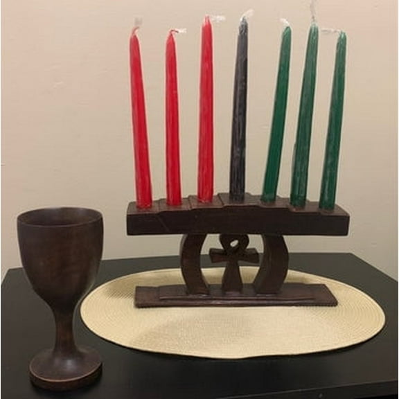 Ankh Brown Kwanzaa Set