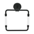 thumbnail image 1 of Swiss Madison Verre Acrylic Square Towel Ring In Matte Black, 1 of 5