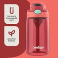 thumbnail image 7 of Contigo Kids Water Bottle with Redesigned AUTOSPOUT Straw, 14 oz., Goji Berry Coral, 7 of 7