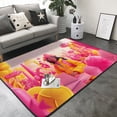 thumbnail image 3 of Area Rugs For Living Room Decor - Digital Nomad Pink Landscape Soft Anti Slip Throw Washable Rugs 5x7 For Bedroom, Indoor Carpet For Bedroom Living Room 80x58In, 3 of 7