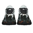 thumbnail image 5 of Black Cat Pumpkin Halloween Shoes Sneakers for Women Men Black Size 8.5, 5 of 7