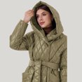 thumbnail image 5 of BEFOKA Women's Long Puffer Jacket with Hood Baggy Down Coats Long Winter Warm Travel Puffer Jackets Thickened Winter Coat with Pockets Outwear Going Out Top, 5 of 7