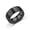 Black, variant on Stainless Steel Bracelet Letter DAD Ring Men's Titanium Steel Ring Ornament