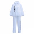thumbnail image 7 of GJSYRH Rain Jacket Pants Suits for Men Women Waterproof Lightweight Rain Gear Workwear White XL, 7 of 7