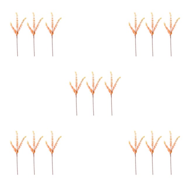 kurtrusly 3x Low Maintenance Artificial Flowers Enjoy Beautiful Decor Without Hassle orange 5Set