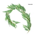 thumbnail image 3 of Artificial Hanging Leaves Vines, 5 Ft Willow Leaves Twigs Silk Plant Leaves Garland String in Green for indoor/outdoor Wedding Decor Party Supplies, 3 of 6