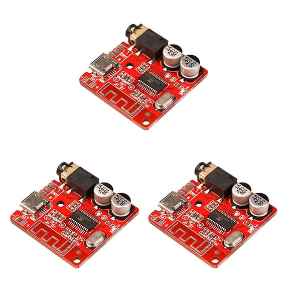 Sidaley Módulo receptor Bluetooth 5,0, módulo receptor de Audio inalámbrico para coche, interfaz USB de 3,5mm, placa de circuito DIY para Type1 NO1