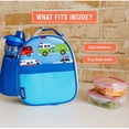 thumbnail image 4 of Wildkin Kids Insulated Clip-in Lunch Box for Boys & Girls, BPA-Free, Clips in to Pack-it-all Backpack (Heroes Blue), 4 of 10