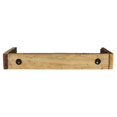 thumbnail image 3 of Benzara Small - Hanging shelf - rectangular - reclaimed wood - brown, 3 of 4